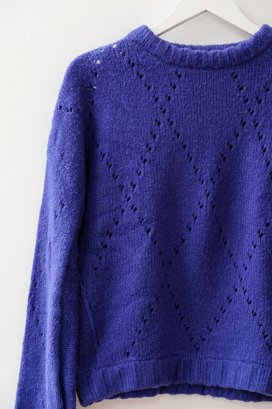 For Love & Lemons Blue Sweater, Size Medium