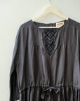 Pepin Silk Black Dress, Size Medium