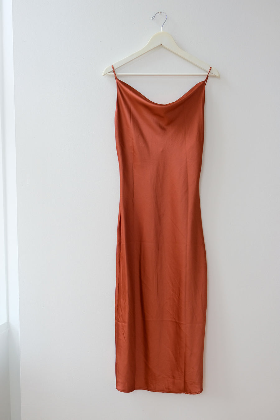 Champagne Slip Dress, Size Small