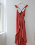 Champagne Maxi Dress, Size Small