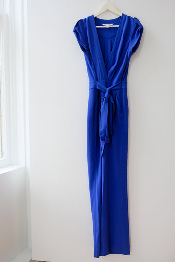 DVF Blue Jumpsuit, Size 6