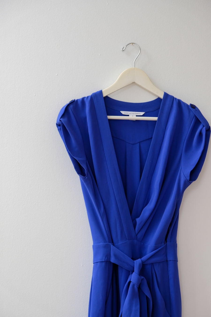 DVF Blue Jumpsuit, Size 6