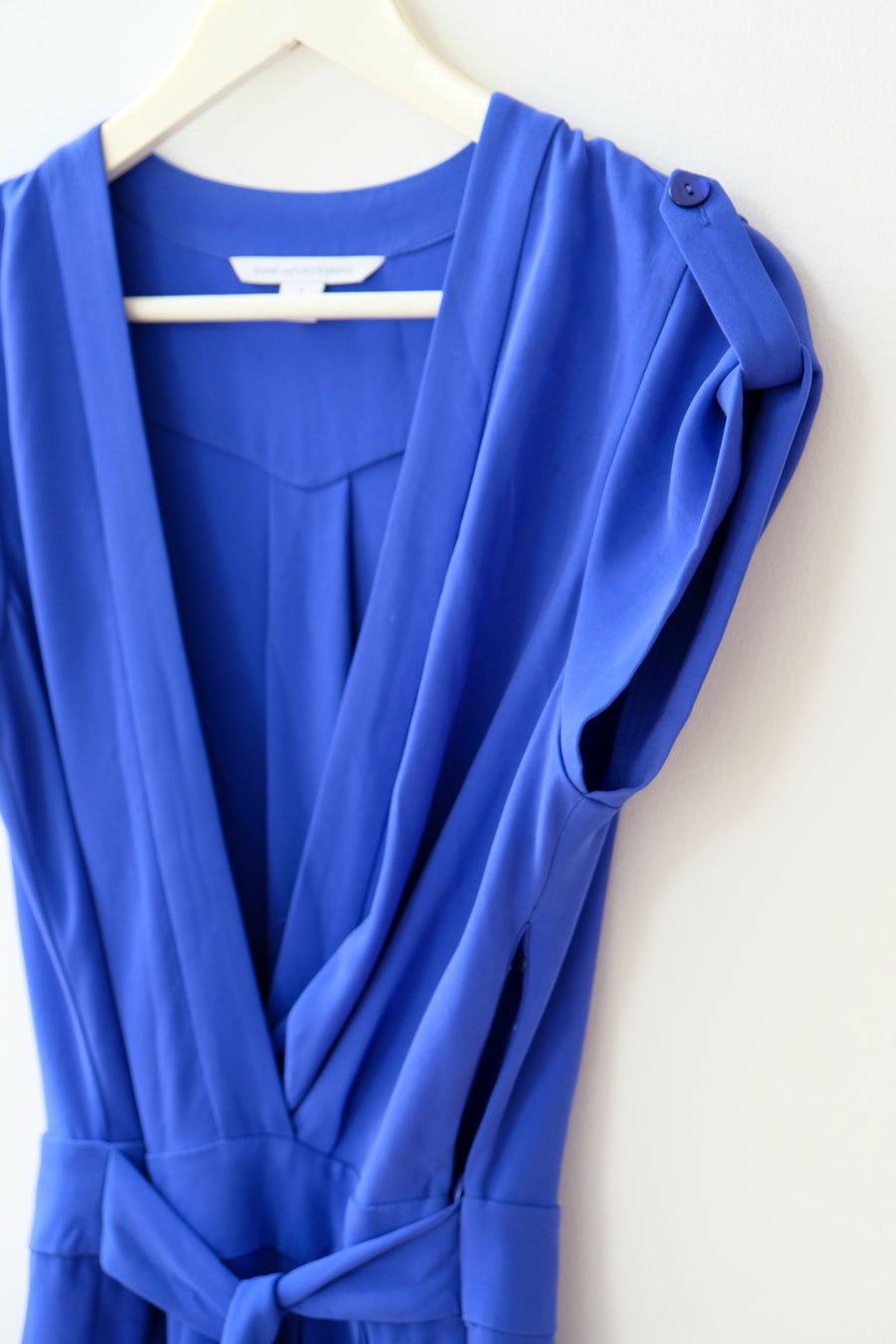 DVF Blue Jumpsuit, Size 6