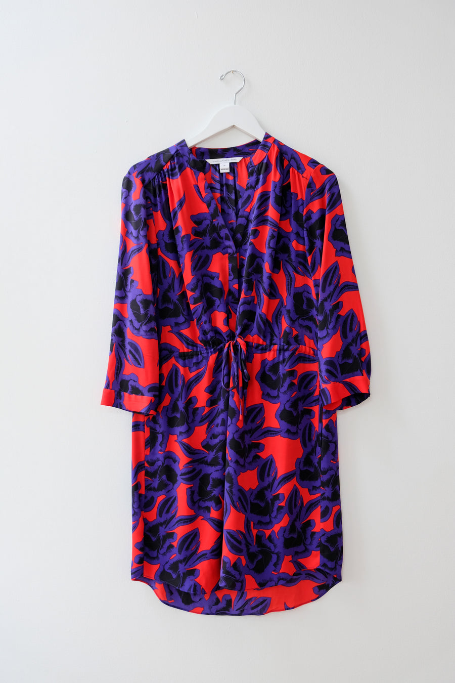 DVF Floral Shirtdress, Size 10