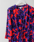 DVF Floral Shirtdress, Size 10
