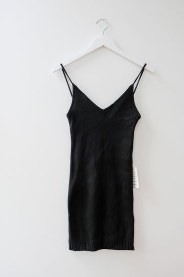 For Love & Lemons Black Knit Dress, Size Large