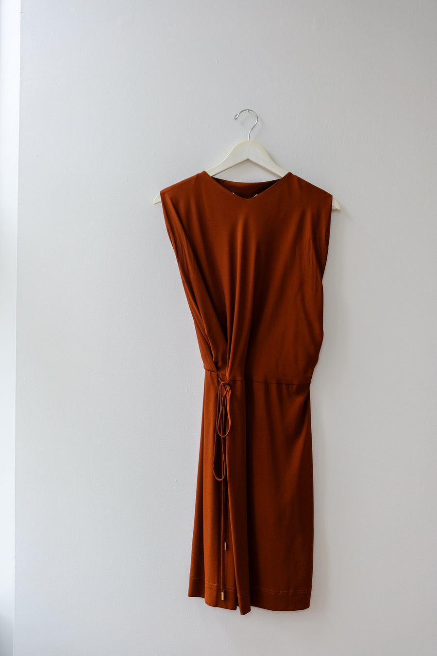 DVF Crepe Chiffon Dress, Size Small