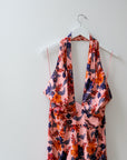Luna Floral Haltar Jumpsuit, Size Extra-Large