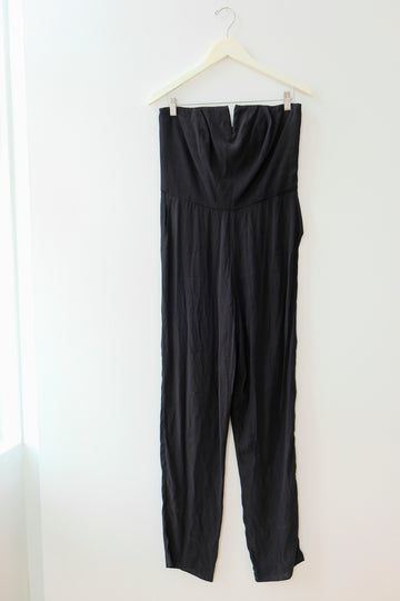 Myne Black Jumpsuit, Size Medium
