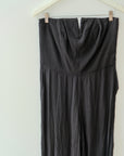 Myne Black Jumpsuit, Size Medium