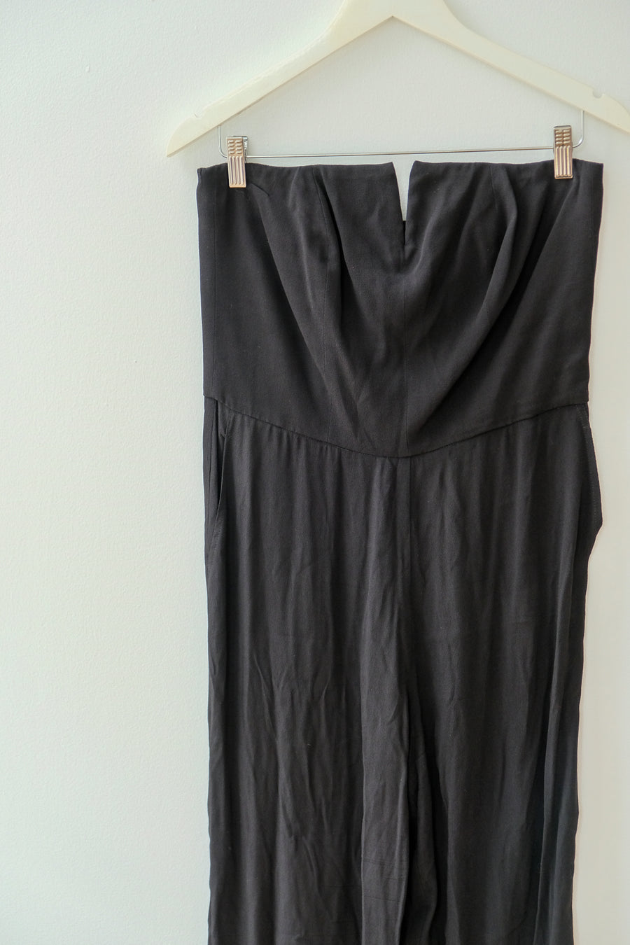 Myne Black Jumpsuit, Size Medium
