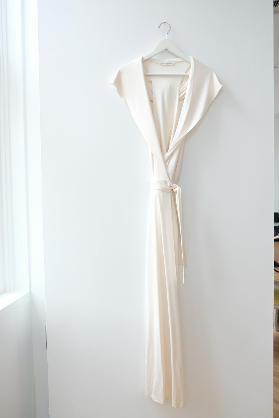 DVF Hooded Wrap Dress, Size Small