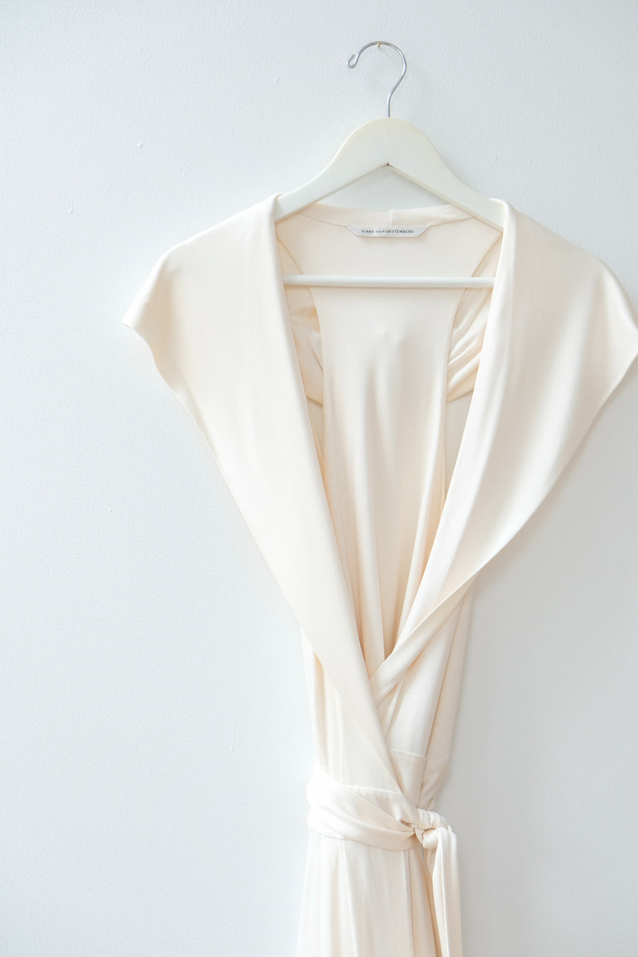 DVF Hooded Wrap Dress, Size Small