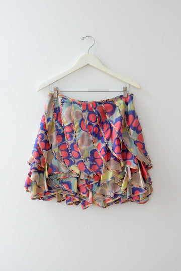 DVF Ruffle Mini Skirt