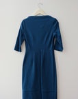 DVF Blue Suiting Dress, Size 4
