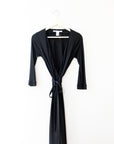 DVF 2011 Black Wrap, Size 4