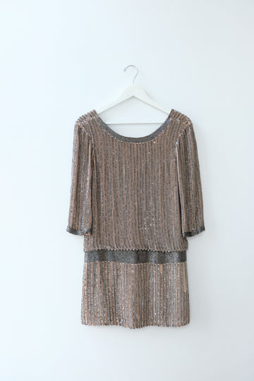 Sequin Mini Dress, Size Extra-Small