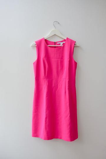 DVF Hot Pink Dress, Size 8