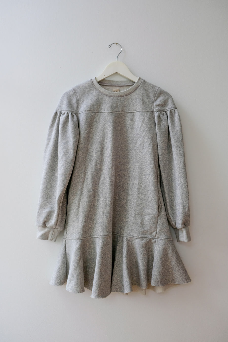 Rebecca Taylor Ruffle Sweatshirt Dress, Size Small