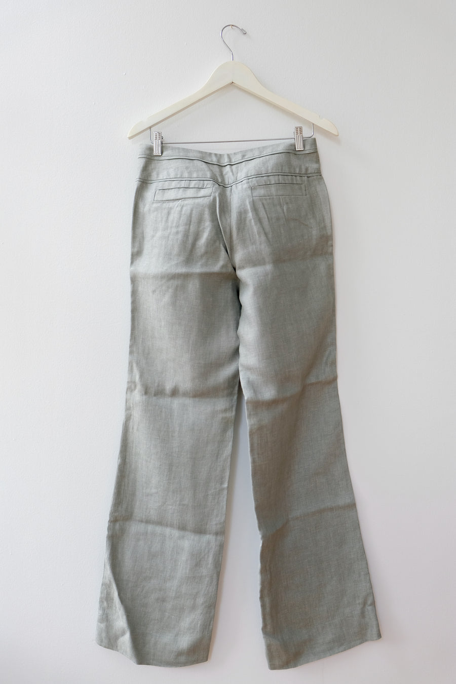 Vintage High-Waist Linen Pant, Size 4