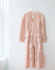 LoveShackFancy Blush Dress, Size 6