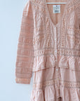 LoveShackFancy Blush Dress, Size 6