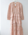 LoveShackFancy Blush Dress, Size 6