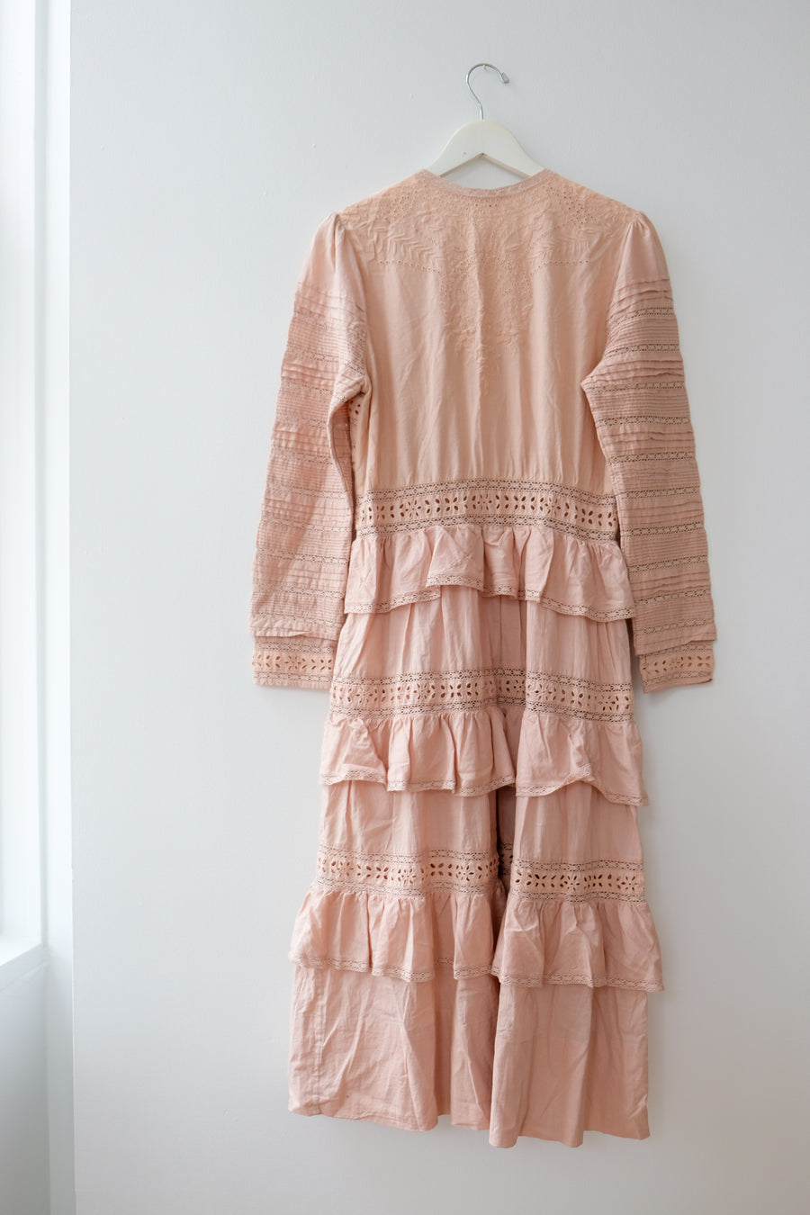 LoveShackFancy Blush Dress, Size 6