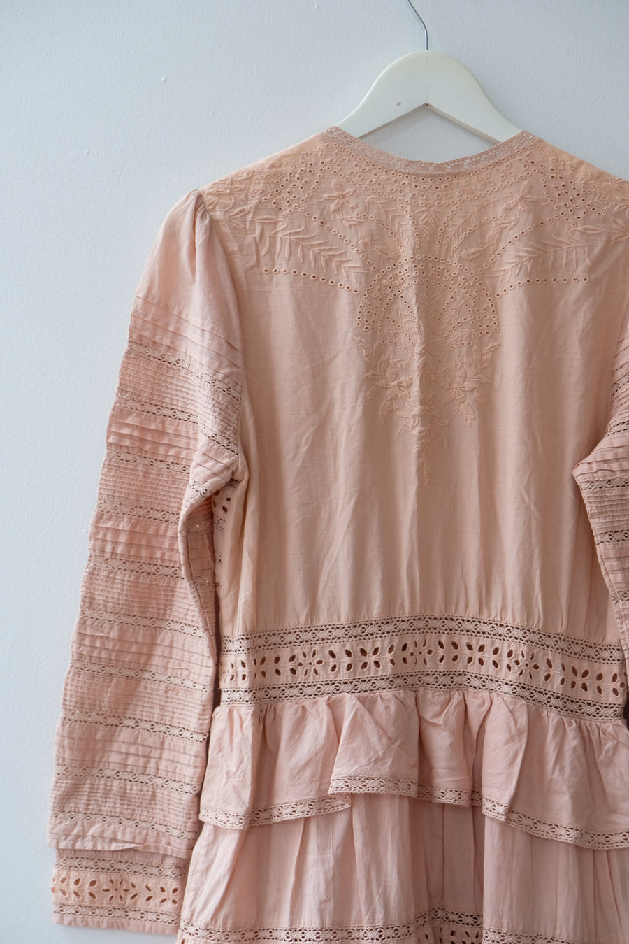 LoveShackFancy Blush Dress, Size 6