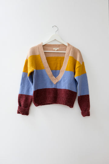 For Love & Lemons V-Neck Sweater, Size Medium