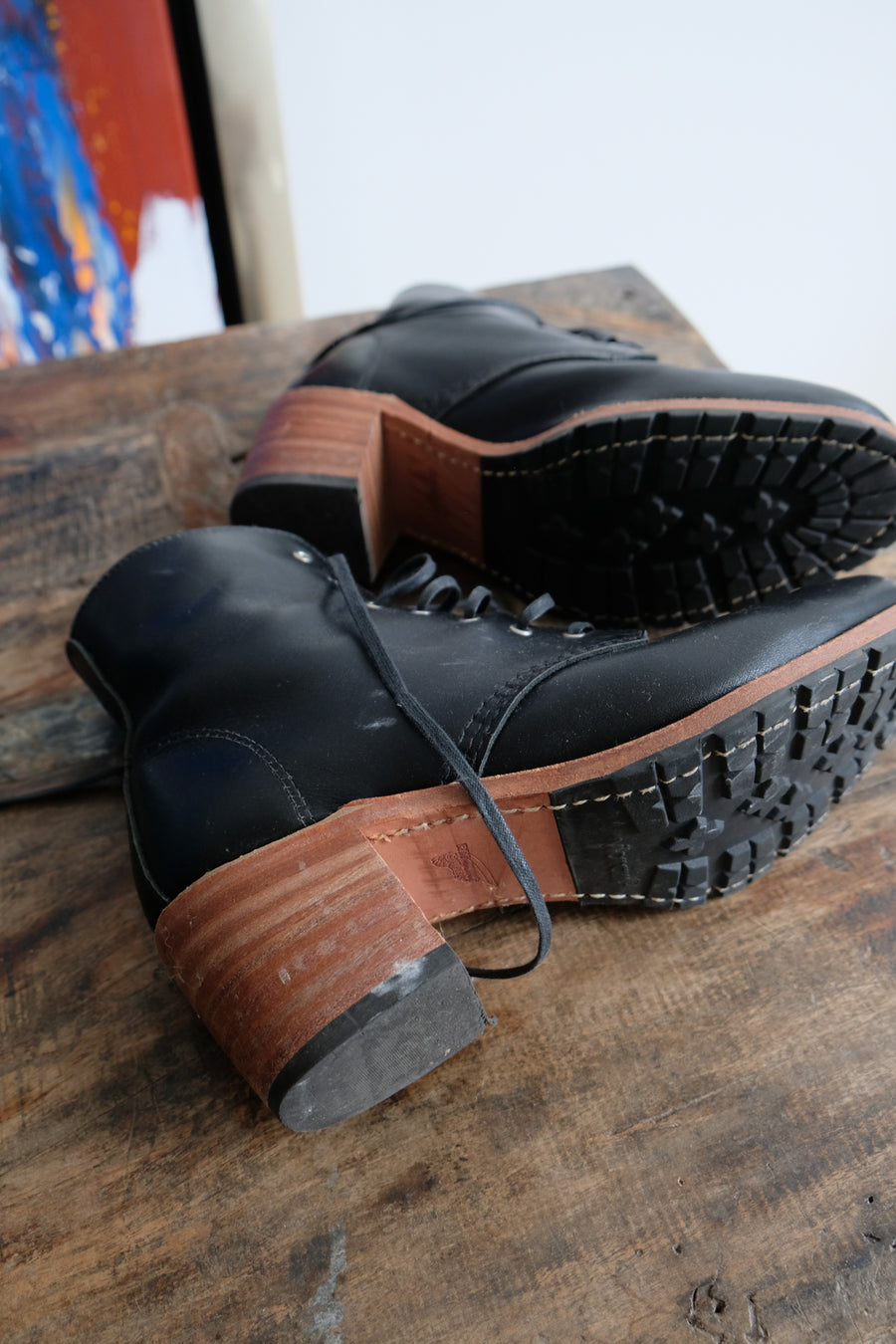 Red Wing Black Boot, Size 9