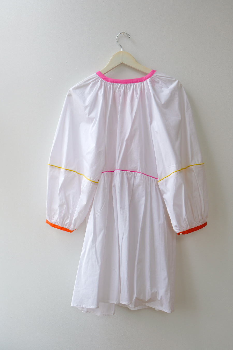 Staud White Dress, Size Large