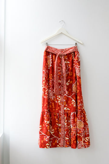 CK Bradley Maxi Skirt in Orange, Size 12