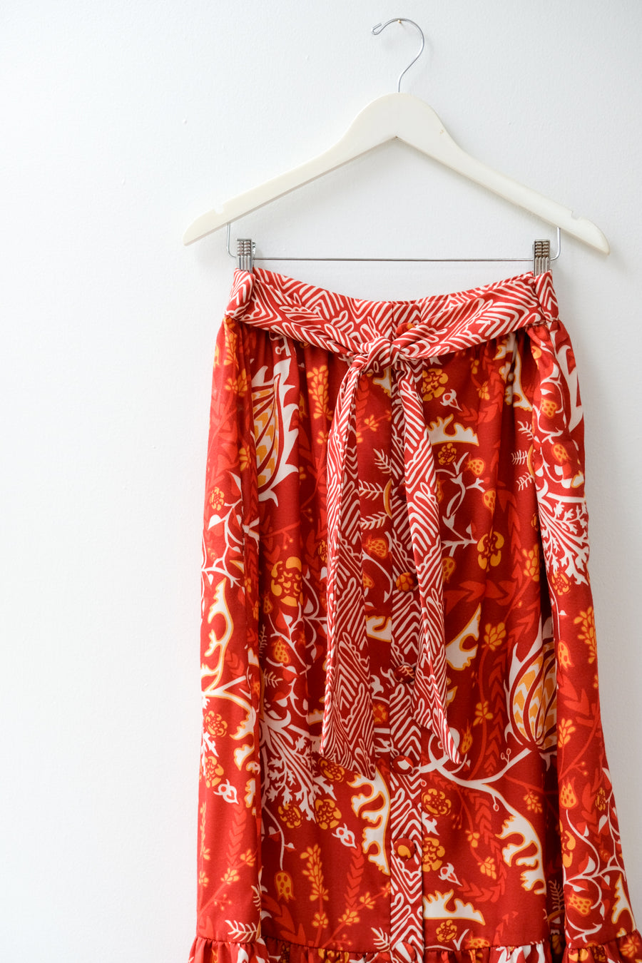 CK Bradley Maxi Skirt in Orange, Size 12