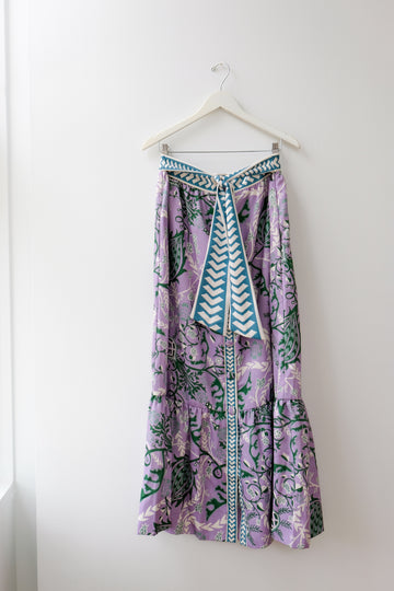 CK Bradley Maxi Skirt in Purple, Size 12