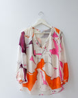 DVF Print Tunic, Size Large