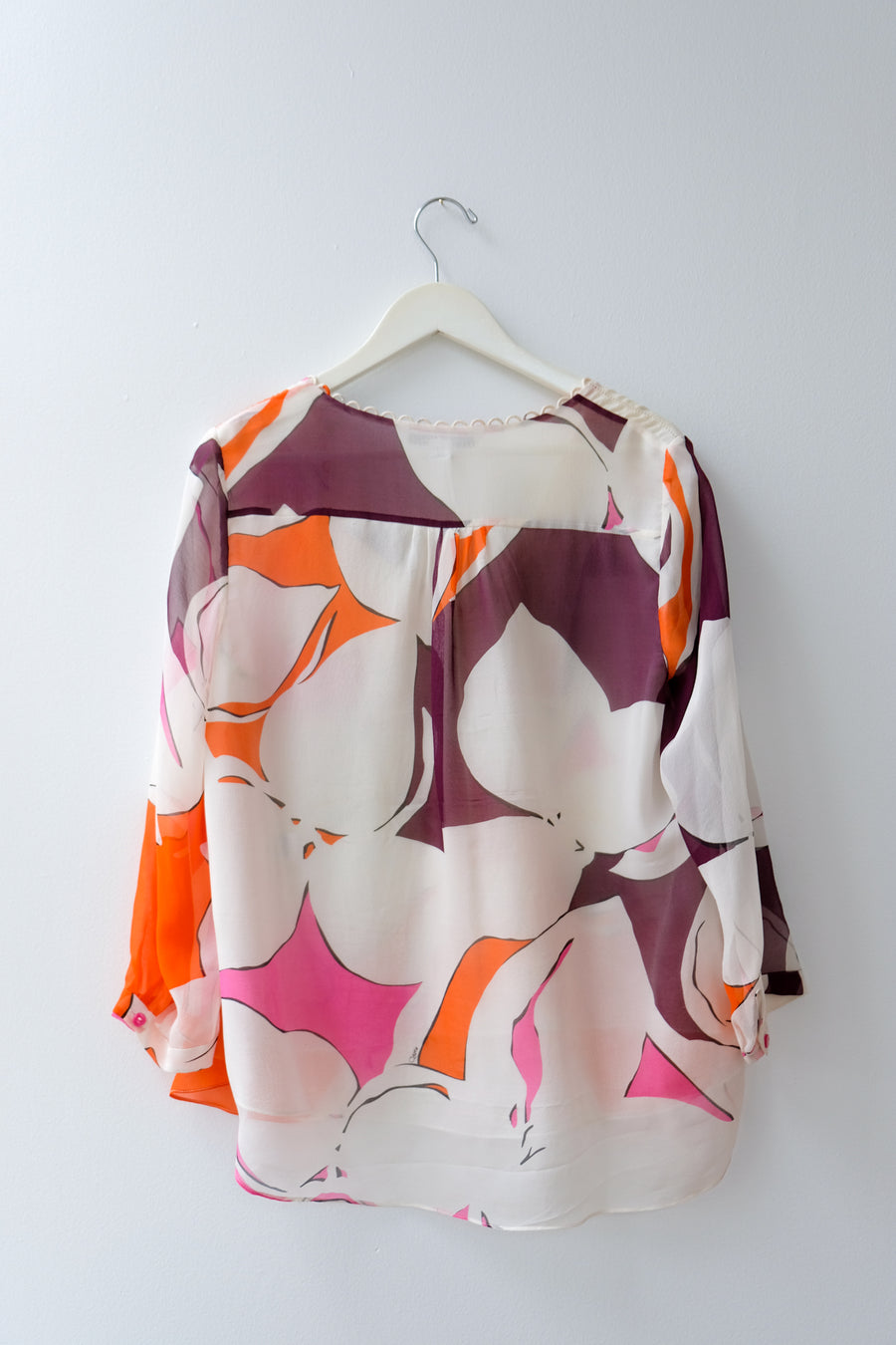 DVF Print Tunic, Size Large