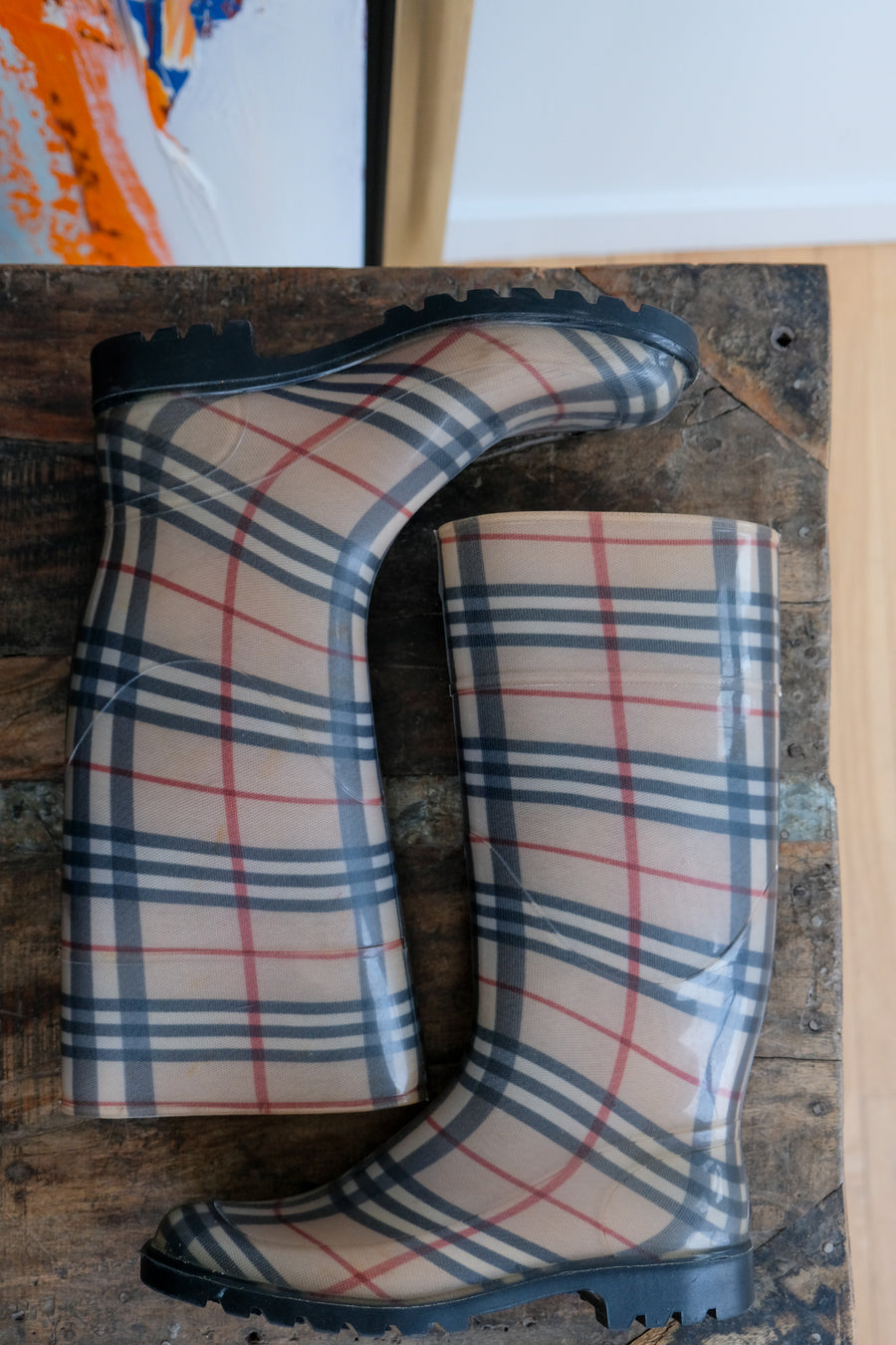 Burberry Rain Boots, Size 40