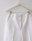 DVF Vintage White High-Waisted Pant, Size 4