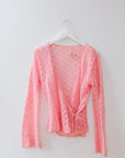 Vintage Blush Wool Sweater, Size Small