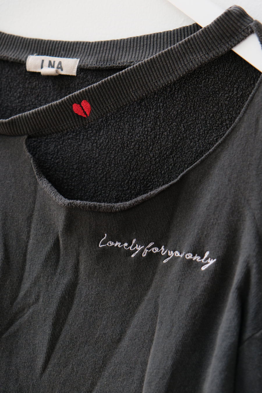 LNA Distressed Sweatshirt, Size Medium