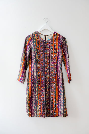Vintage Silk Dress, Size Small