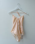 For Love & Lemons Gingham Swimsuit, Size Medium