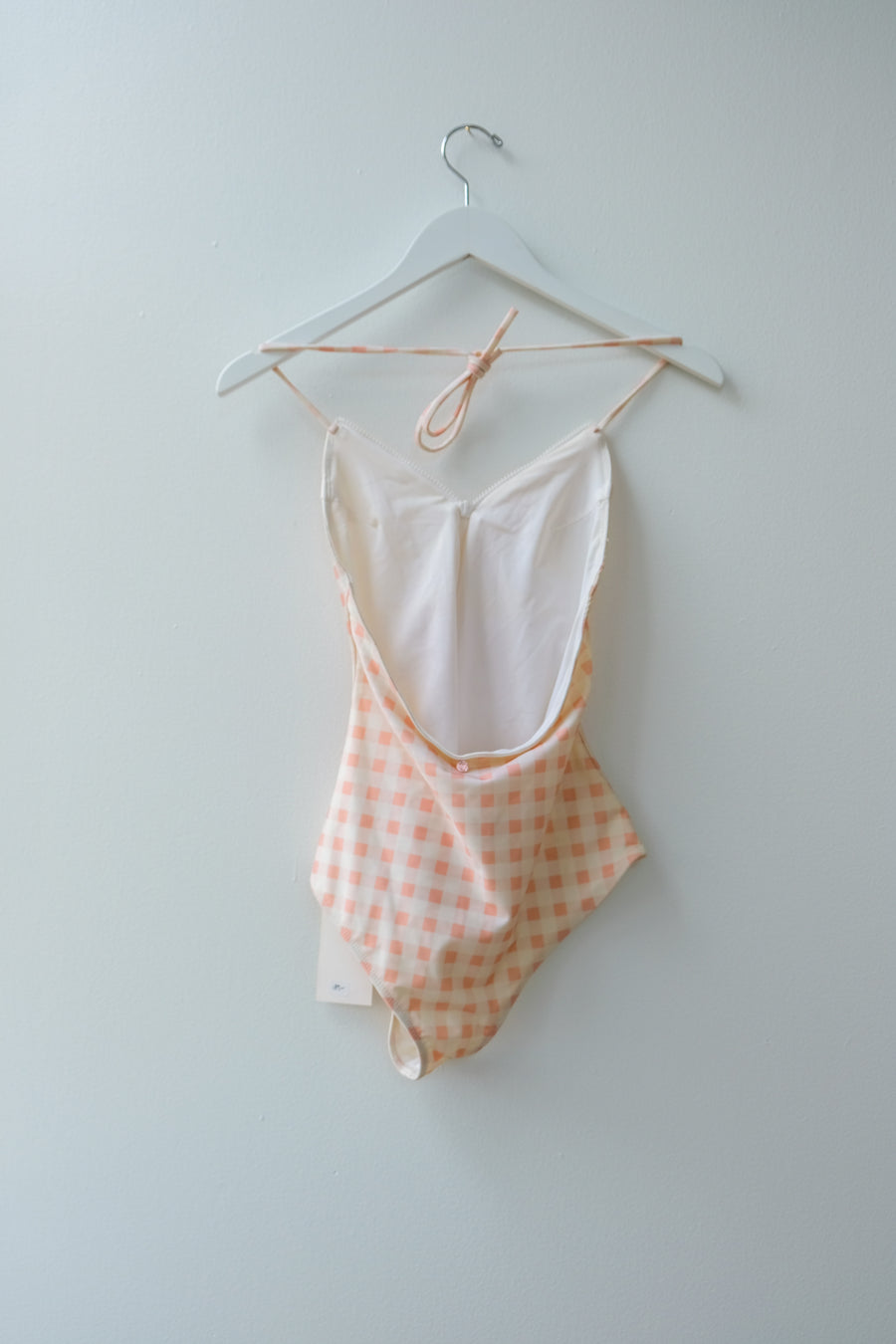 For Love & Lemons Gingham Swimsuit, Size Medium