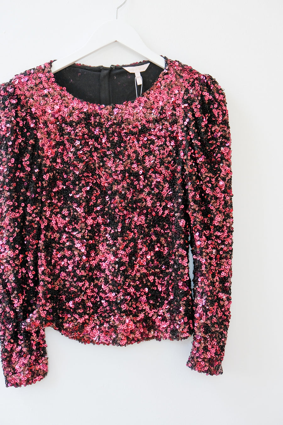 Rebecca Taylor Sequin Top, Size Medium
