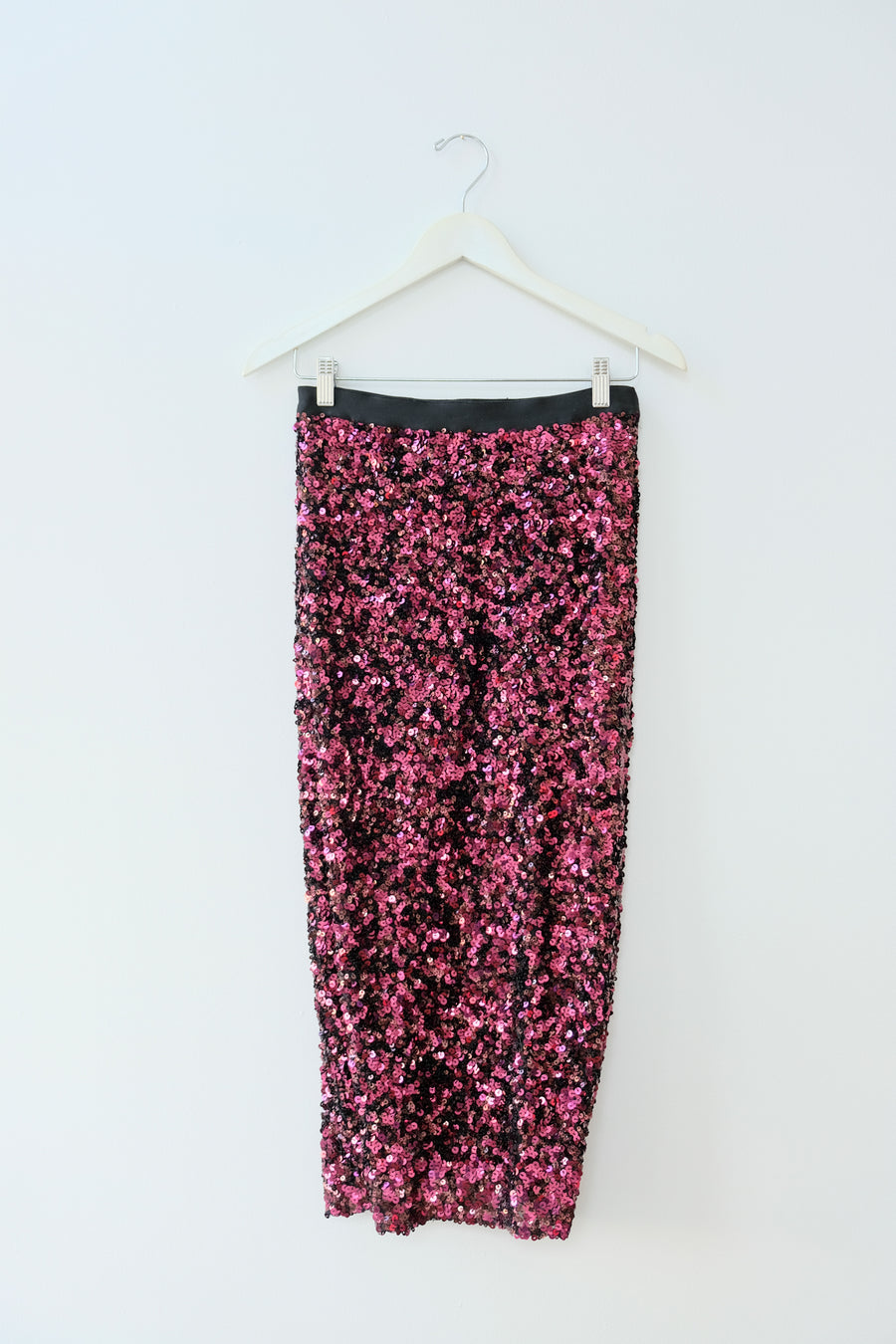 Rebecca Taylor Sequin Midi Skirt, Size Medium