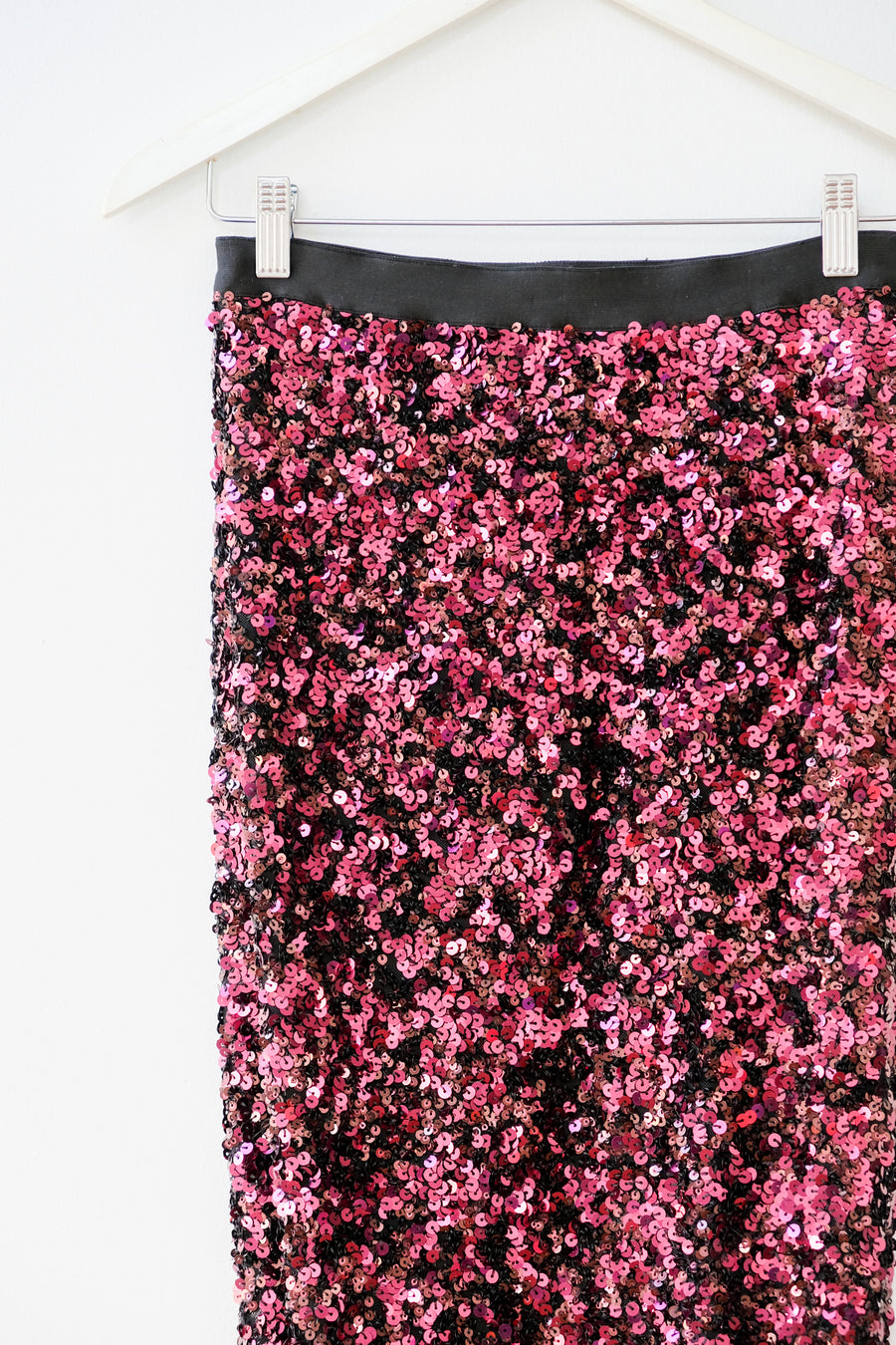 Rebecca Taylor Sequin Midi Skirt, Size Medium