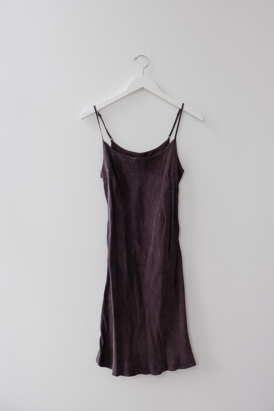 Vintage Slip Dress in Charcoal, Size Medium