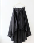 Gracia Black High-Low Skirt, Size Medium