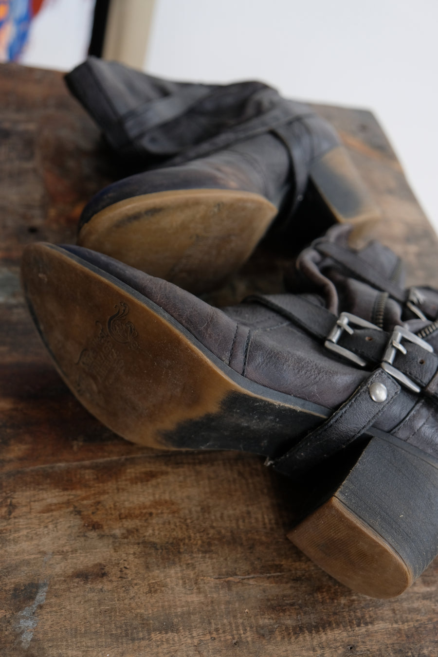 Vintage Heritage Leather Boots, Size 40